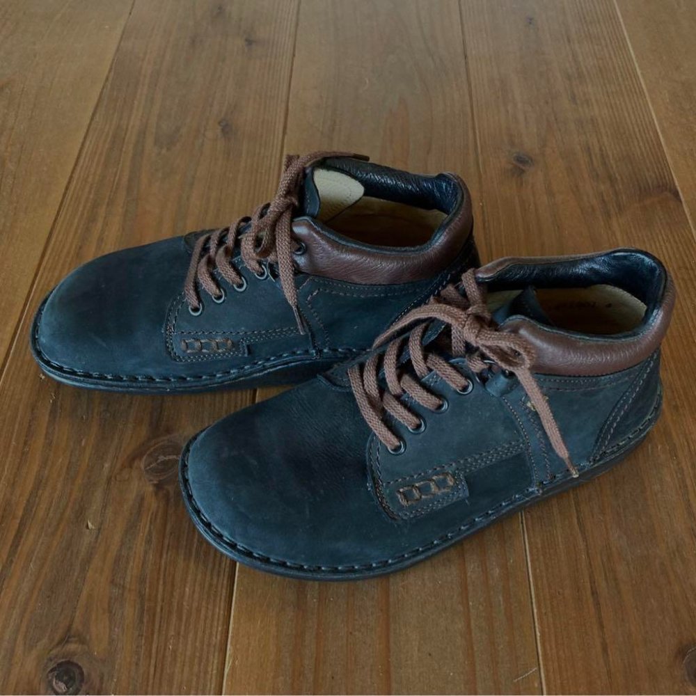 Short boots in leather/36#